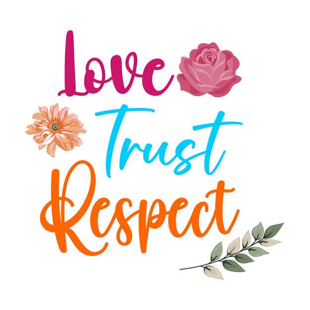 The foundation of every balanced relationship – Love, Trust and Respect